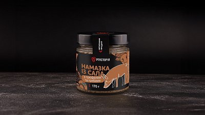 Намазка из сала с трюфелем и грибами (170 г) - Мястория
