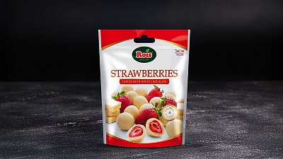 Клубника в белом шоколаде Rois 100 г - Мястория