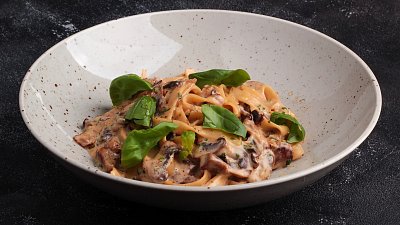 Паста з лісовими грибами та куркою (340 г) - М'ясторія