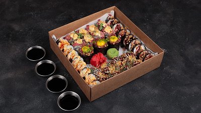 Бокс «Мит роллы» - Мястория