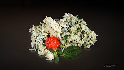 Шпинатний рис - М'ясторія